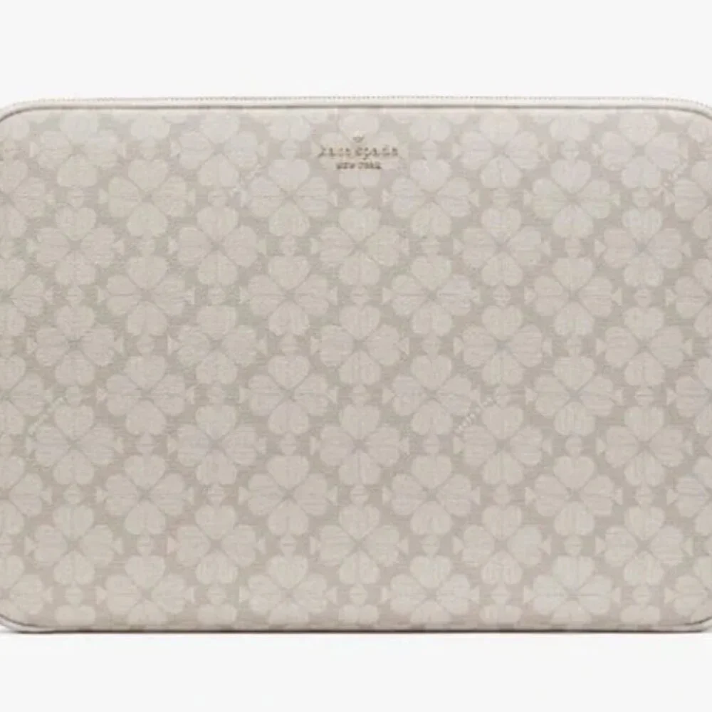 Kate Spade Beige Floral‎ Laptop Sleeve Case Cover New
